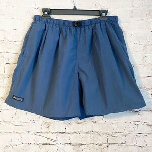 Columbia Men’s Swim Trunks Shorts Navy Blue Adjustable Waist Size Large